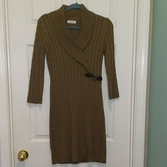 Calvin Klein sweater dress Sz S NWOT - Picture 1 of 5